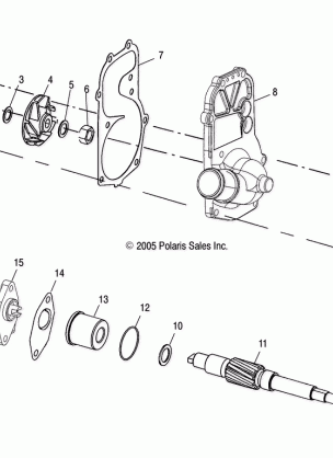 WATER PUMP / OIL PUMP - S06MX4CS (4997179717C11)