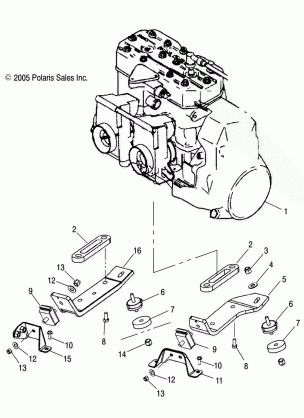 ENGINE MOUNTING - S06NB4BS (4999369936C03)