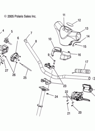 HANDLEBAR - S06NB4BS (4999369936B04)