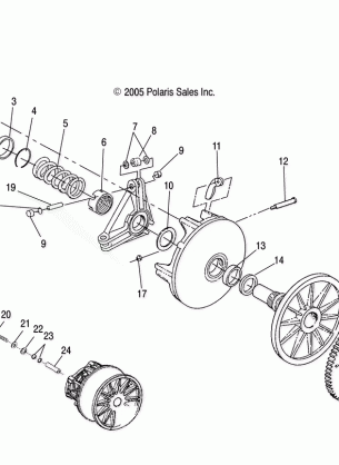 DRIVE CLUTCH - S06ND5BS (4997219721B11)