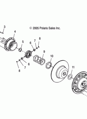 DRIVEN CLUTCH - S06ND5BS (4997219721B12)