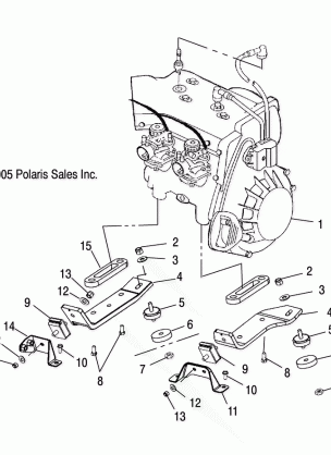 ENGINE MOUNTING - S06ND5BS (4997219721C03)