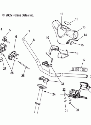 HANDLEBAR - S06ND5BS (4997219721B01)