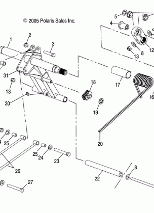 TORQUE ARM REAR - S06ND5BS (4997219721B08)