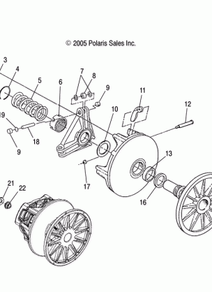 DRIVE CLUTCH - S06ND6ES (4998859885B11)