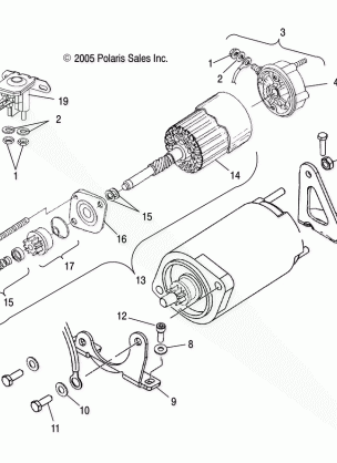 STARTING MOTOR - S06ND6ES (4998859885D01)