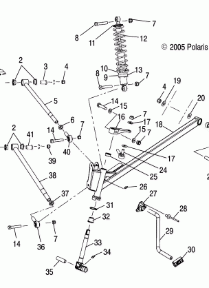 SUSPENSION FRONT - S06ND6ES (4998859885A14)