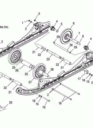 SUSPENSION REAR - S06ND6ES (4998859885B07)