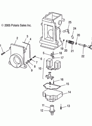 CARBURETOR LOWER - S06ND6ES (4998859885C10)