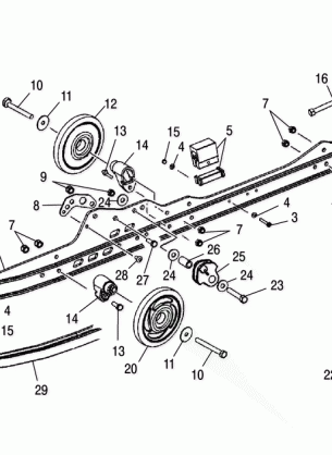 RAIL MOUNTING SUSPENSION - S05NJ5BS / A (4992769276B09)