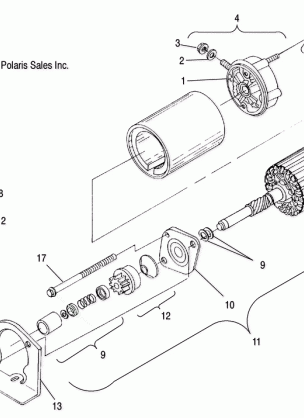 STARTING MOTOR - S05NJ5BS / A (4992769276D03)