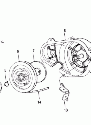 RECOIL STARTER (700 / 800) - S05NK7CS / A-S05NL7CS / A-S05NK8CS / A-S05NL8CS / A-S05NM8CS / A (4992789278D13)