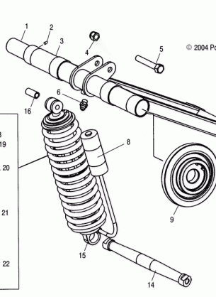 REAR TORQUE ARM (M-10) - S05NE5BS / A (4992729272B13)