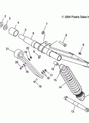 FRONT TORQUE ARM (M-10) - S05NE5BS / A (4992729272B12)