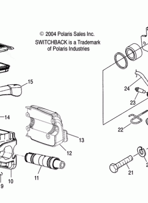 BRAKE - S05NS6ES / ESA / S05NS8CS / CSA (4992809280A14)