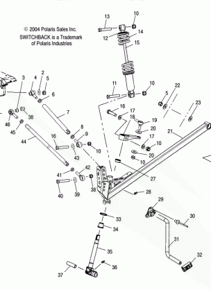 FRONT SUSPENSION - S05NS6ES / ESA / S05NS8CS / CSA (4992809280B01)