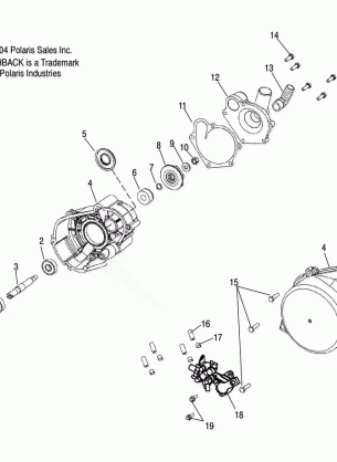 WATER PUMP / OIL PUMP (800) - S05NS8CS / CSA (4992809280D07)