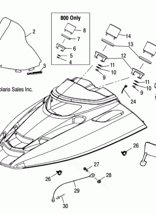 HOOD - S05NT6ESA / 6EEA / 6ESB / 6EEB / 8CS / 8CE (4992869286A11)