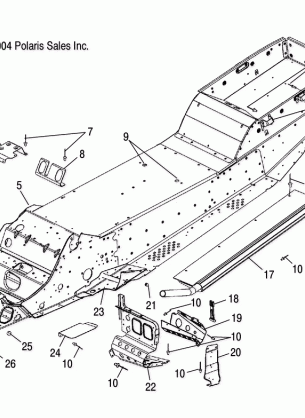 CHASSIS - S05NT6ESA / 6EEA / 6ESB / 6EEB / 8CS / 8CE (4992869286A03)