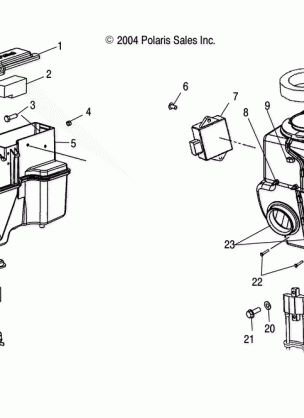 OIL TANK / AIR BOX - S05NT6ESA / 6EEA / 6ESB / 6EEB / 8CS / 8CE (4992869286C04)