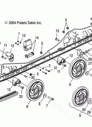 RAIL MOUNTING - S05NT6ESA / 6EEA / 6ESB / 6EEB / 8CS / 8CE (4992869286B09)