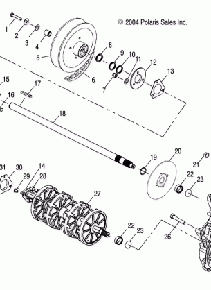 DRIVE TRAIN - S05NT6ESA / 6EEA / 6ESB / 6EEB / 8CS / 8CE (4992869286C05)