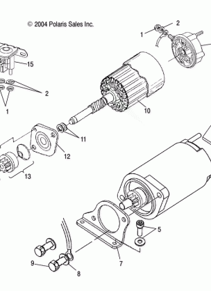 STARTING MOTOR (800) - S05NT8CS / 8CE (4992869286D13)