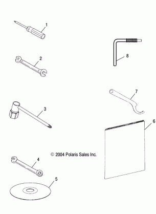 TOOL KIT - S05NT6ESA / 6EEA / 6ESB / 6EEB / 8CS / 8CE (4992869286D14)