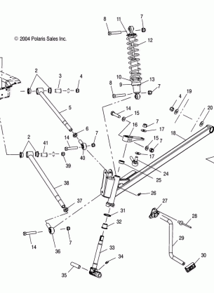 FRONT SUSPENSION - S05NT6ESA / 6EEA / 6ESB / 6EEB / 8CS / 8CE (4992869286B01)