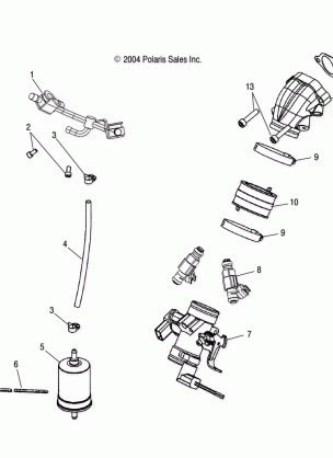 FUEL SYSTEM - S05NT7DS / DE (4992889288D05)