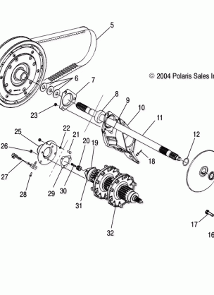 DRIVE TRAIN - S05PL8 / PM8 / PN8 / ALL OPTIONS (4992929292C02)