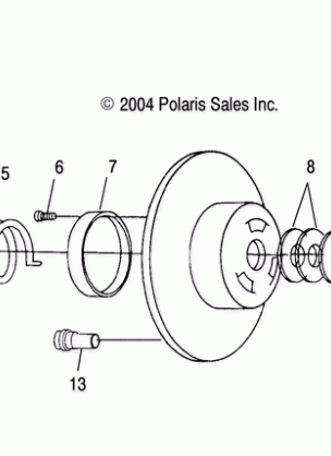 DRIVEN CLUTCH - S05SU4BS / BE (4992949294B13)