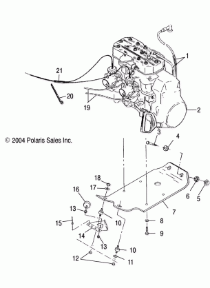 ENGINE MOUNTING - S05SU4BS / BE (4992949294C05)