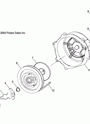 RECOIL STARTER - S05NP5CS / A / B / NP6ES / A / B / NE5CS / NE6ES / NA6ES / EE (4992749274E03)