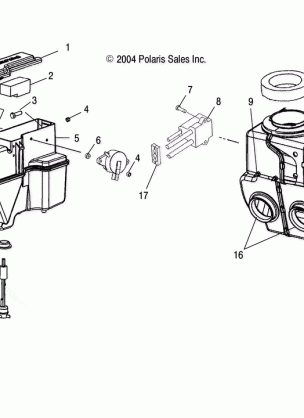 OIL TANK / AIR BOX - S05ND4BS (4992649264C06)