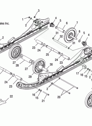 REAR SUSPENSION (M-10) - S05ND4BS (4992649264B14)