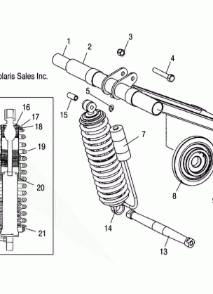 REAR TORQUE ARM (M-10) - S05ND4BS (4992649264C02)