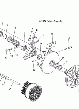 DRIVE CLUTCH - S05ND4BS (4992649264B10)