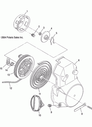 RECOIL STARTER - S05ND4BS (4992649264D03)