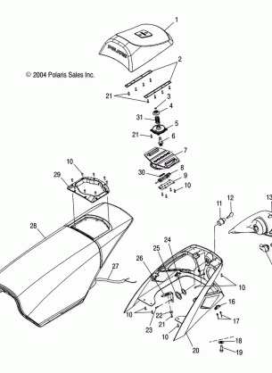 SEAT ADJUSTABLE - S05ND4BS (4992649264A05)