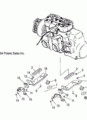 ENGINE MOUNTING - S05ND4BS (4992649264C08)