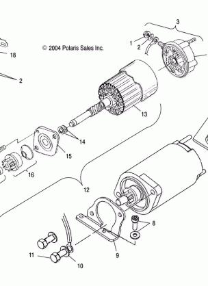 STARTING MOTOR - S05ND4BS (4992649264D04)