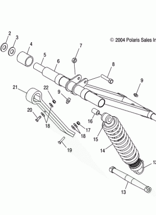 FRONT TORQUE ARM (M-10) - S05ND4BS (4992649264C01)