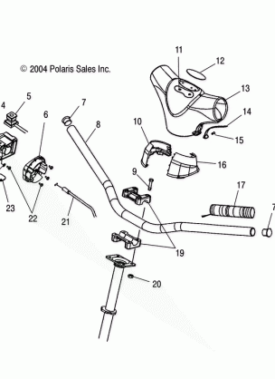 HANDLEBAR - S05ND6ES (4992689268B04)