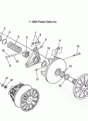 DRIVE CLUTCH - S05ND6ES (4992689268B13)