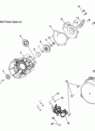 WATER PUMP / OIL PUMP (800) - S05NP8CS / 8CSA / 8CSB / NE8CS / 8CSA (4993799379E07)