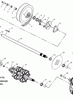 DRIVE TRAIN - S04NS6ES / A / B / C / D-S04NS7CS / A / B / C / D-S04NS8CS / A / B / C / D (4988378837B12)