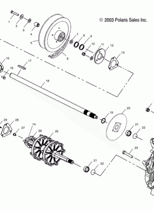 DRIVE TRAIN - S04NT7DS (4988498849B11)