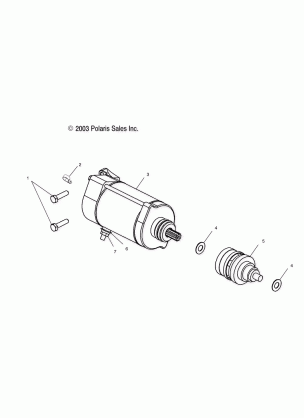 STARTING MOTOR - S04NT7DS (4988498849D04)