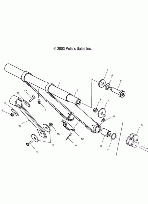 FRONT TORQUE ARM - S04NT7DS (4988498849B14)